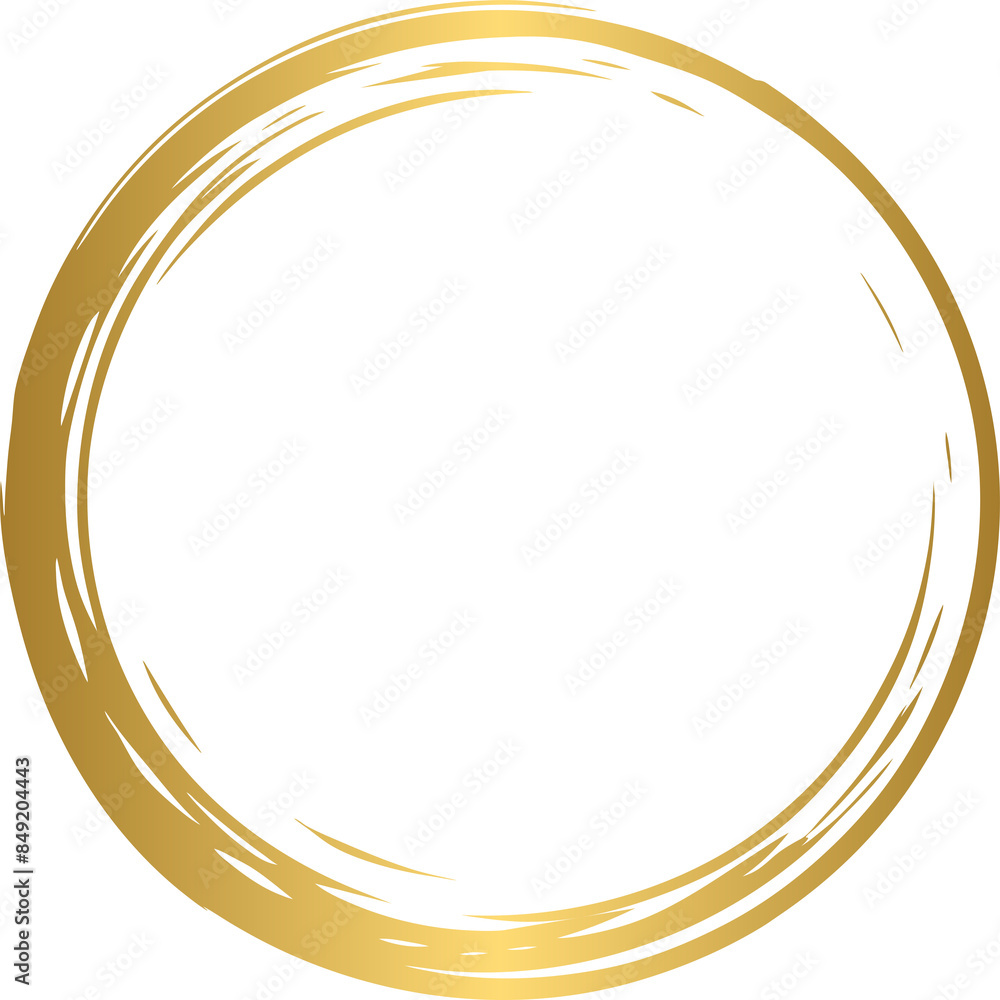 Grunge brush stroke round circle Grunge brush stroke round circle