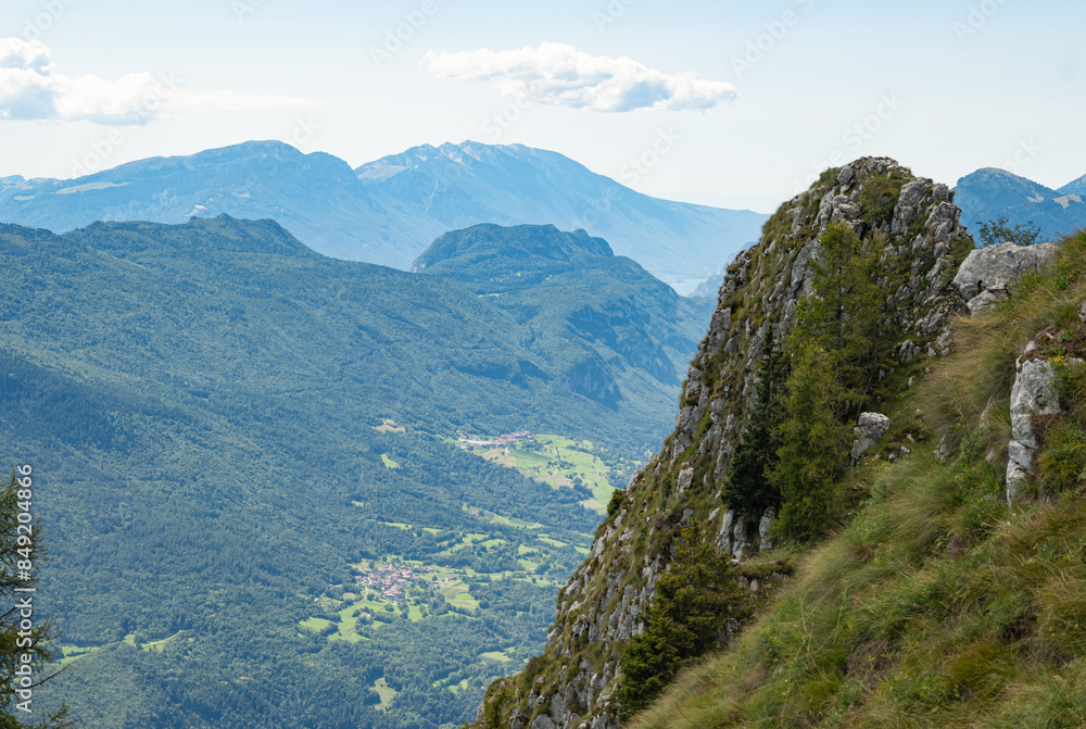 Fototapeta premium Mountain tops of the Adamello Brenta park