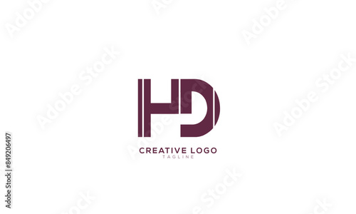 HD Abstract initial monogram letter alphabet logo design
