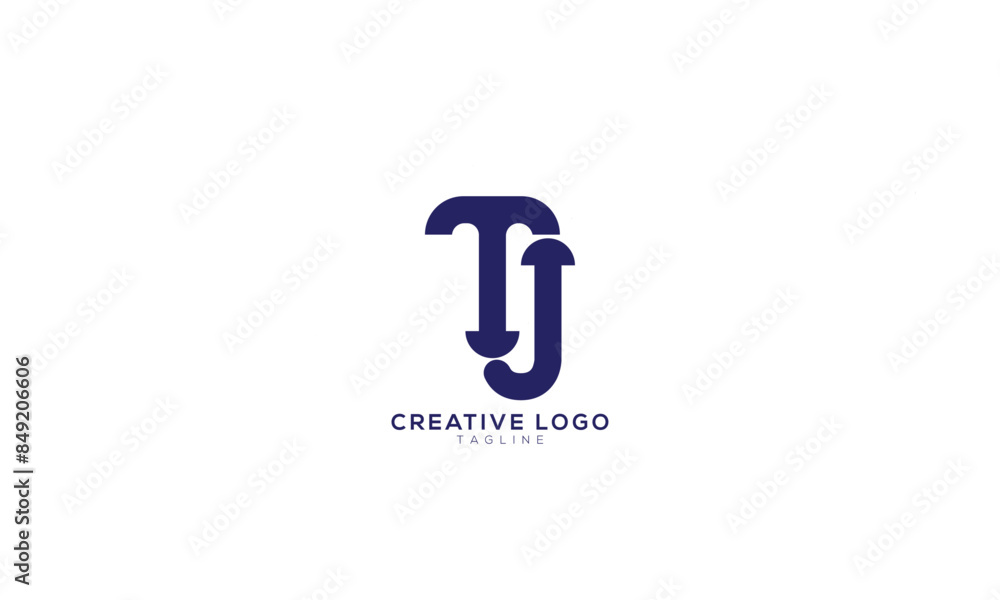 TJ JT Abstract initial monogram letter alphabet logo design TJ JT Abstract initial monogram letter alphabet logo design