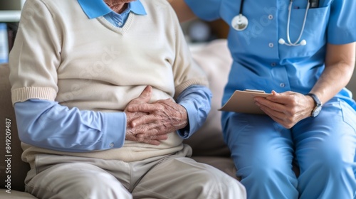 The Nurse and Elderly Patient