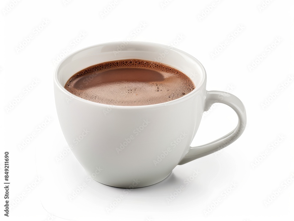 Mockup of a coffee cup full of hot coffee Mockup of a coffee cup full of hot coffee