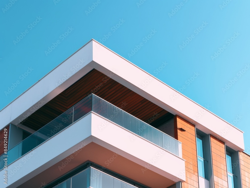 Stock photograph of a minimal and modern house Stock photograph of a minimal and modern house