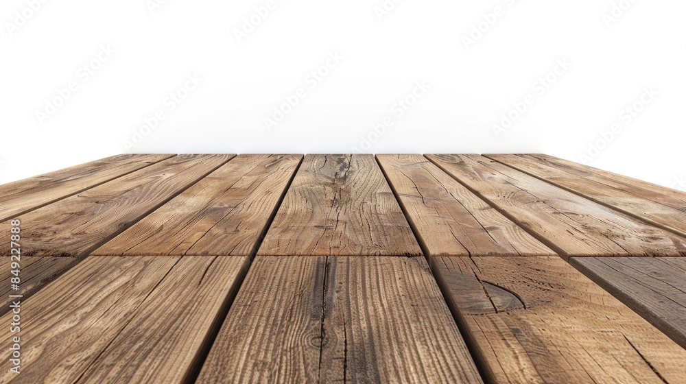 Wooden floor planks on a white backdrop Wooden floor planks on a white backdrop