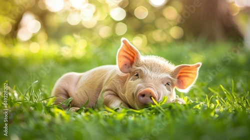 The Adorable Baby Piglet photo