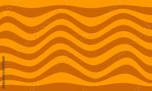 orange stripes lines wave curves abstract background