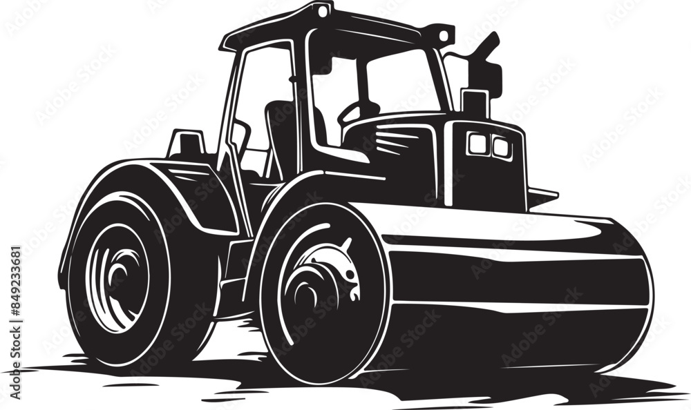 Naklejka premium Agricultural Tractor Vector