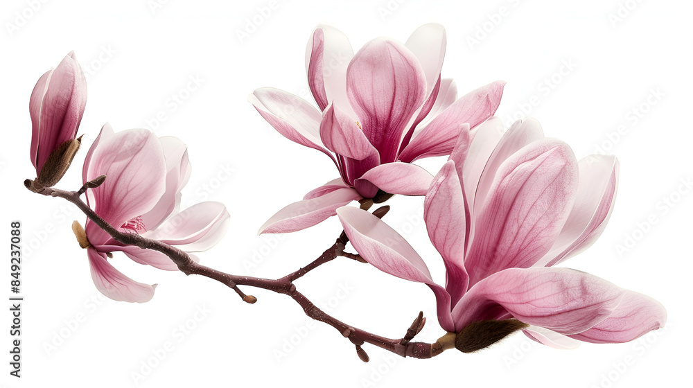 Pink magnolia flower isolated on white background with full depth of field , Beautiful pink blooming lotus,flower and white background, Beautiful delicate magnolia flower isolated on white Pink magnolia flower isolated on white background with full depth of field , Beautiful pink blooming lotus,flower and white background, Beautiful delicate magnolia flower isolated on white