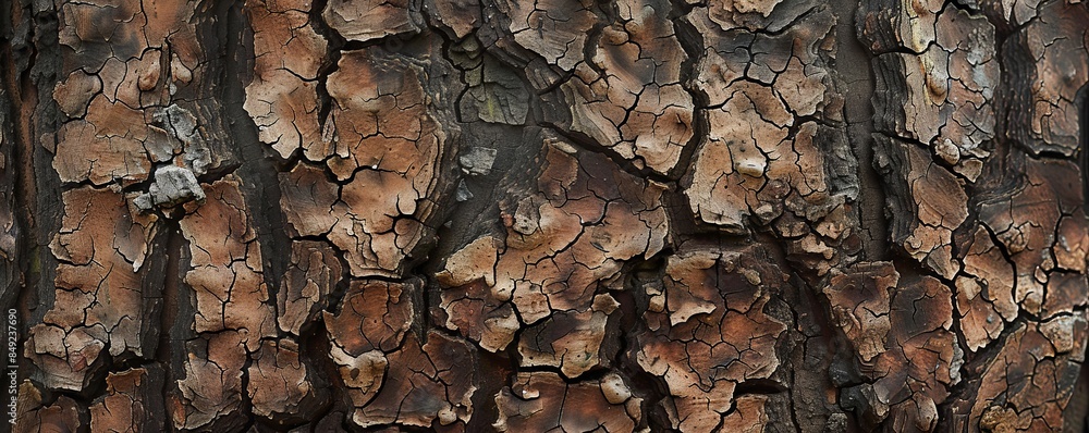 Tree bark texture with deep grooves and roughness, 4K hyperrealistic photo Tree bark texture with deep grooves and roughness, 4K hyperrealistic photo