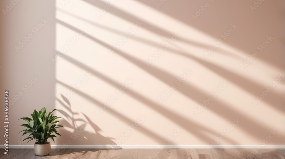 Organic drop shadow on a white wall, overlay effect for photo, mock-ups, posters, stationary, wall art, design presentation. Background with shadow Organic drop shadow on a white wall, overlay effect for photo, mock-ups, posters, stationary, wall art, design presentation. Background with shadow