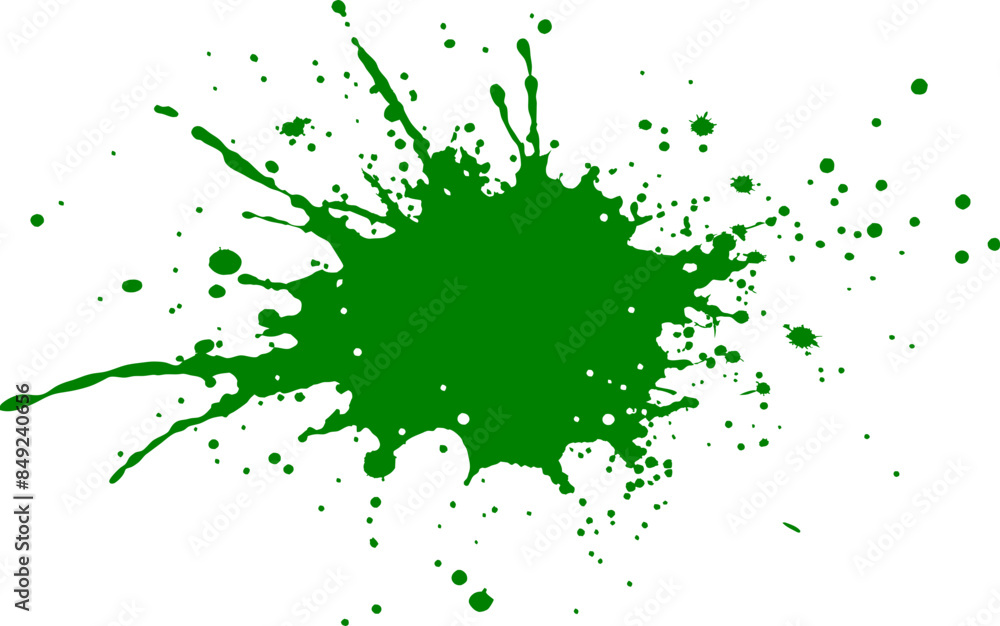 Green Color Paint Splatter
Green Color Paint Splatter