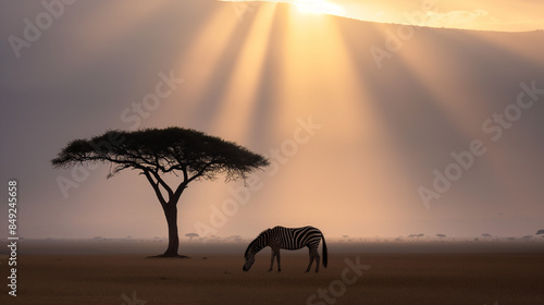 A minimalist portrayal of t...