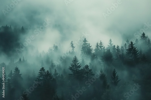 fog in the forest © Muhammad