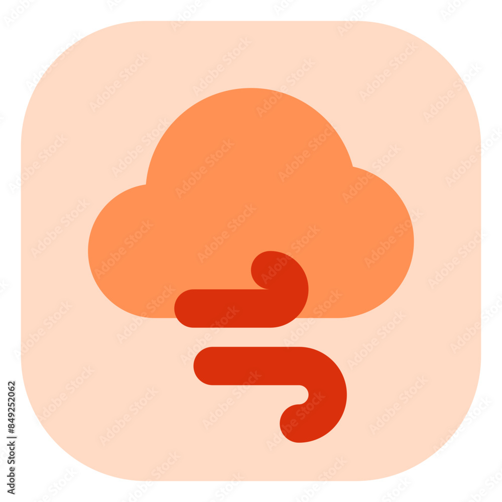 Editable windy cloud vector icon. Part of a big icon set family. Perfect for web and app interfaces, presentations, infographics, etc Editable windy cloud vector icon. Part of a big icon set family. Perfect for web and app interfaces, presentations, infographics, etc