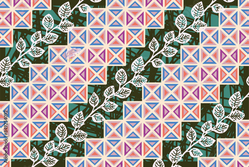 Batik Indonesian: is a technique of wax-resist dyeing applied to whole cloth, or cloth made using this technique originated from Indonesia.