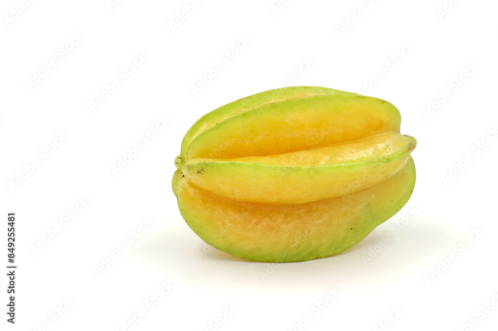 Carambola is a fruit. Isolated on a white background. Carambola is a fruit. Isolated on a white background.