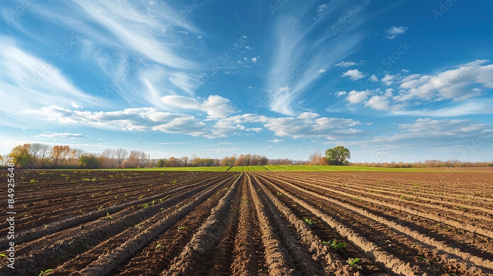 Planted farmland Vegetation of crops after winter Planted farmland Vegetation of crops after winter
