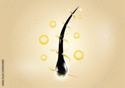 Oil Hair Serum moisturizing care formula