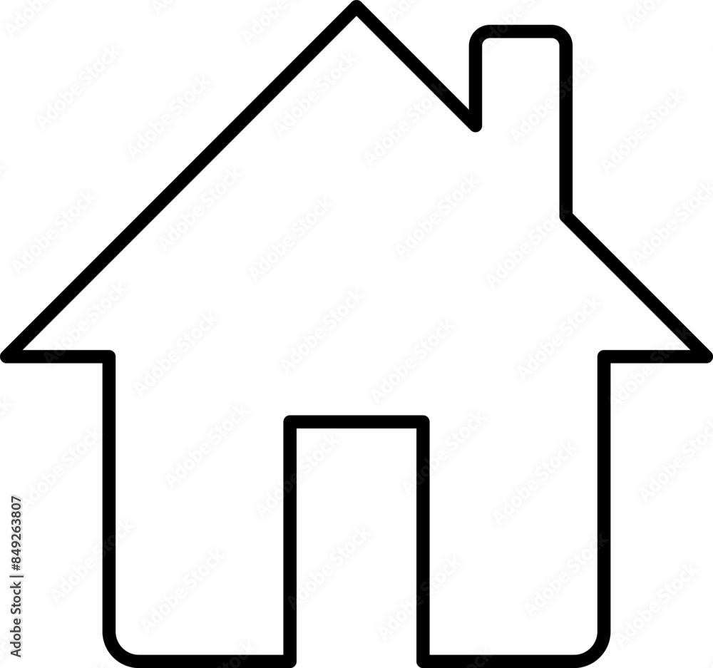 Home Icon. House icon Vector illustration. Home Icon. House icon Vector illustration.