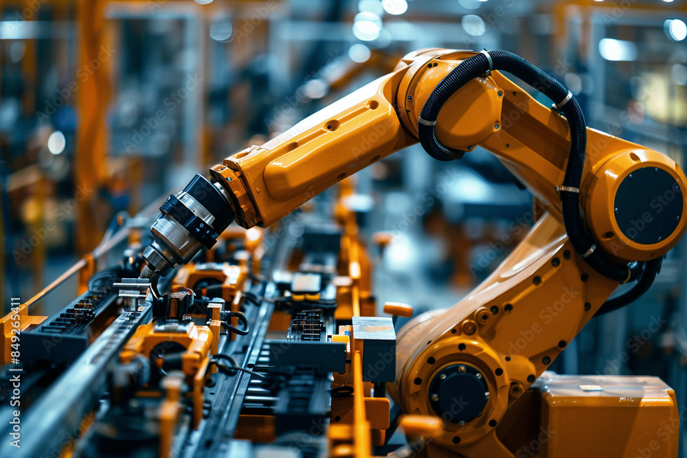 Industrial Automation With Robotic Arms For Factory Modernization Projects - Ideal For Manufacturing, Engineering, And Technology Branding Materials Industrial Automation With Robotic Arms For Factory Modernization Projects - Ideal For Manufacturing, Engineering, And Technology Branding Materials