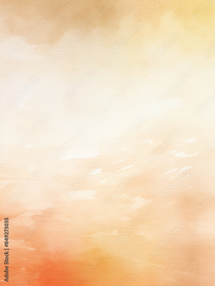 Obraz premium watercolor background orange