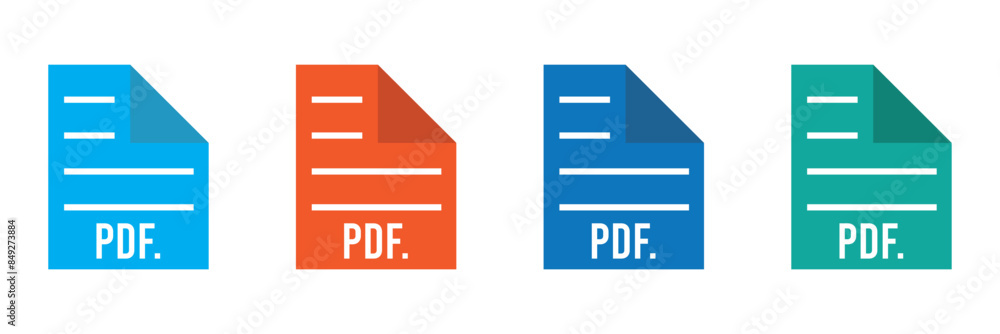 collection of pdf icons | pdf icon sheet | black, white and red pdf and ...