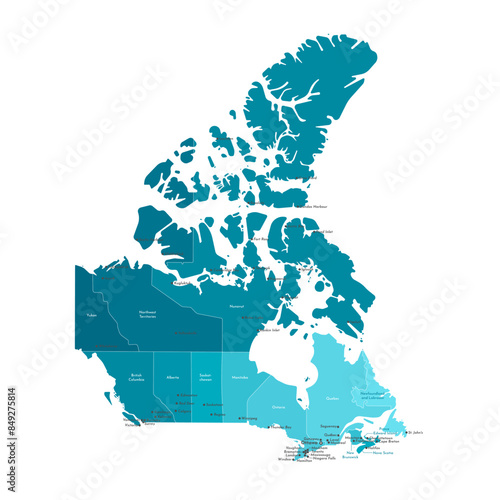 Canvas Print Vector modern illustration