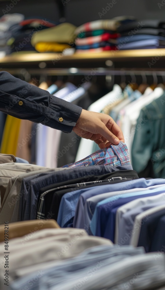 Dry Cleaning Shop with Customer Friendly Atmosphere - Freshly Cleaned Clothes and Modern Interior Design Dry Cleaning Shop with Customer Friendly Atmosphere - Freshly Cleaned Clothes and Modern Interior Design