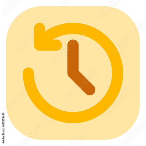 Editable vector history, turn back time icon. Part of a big icon set family. Perfect for web and app interfaces, presentations, infographics, etc