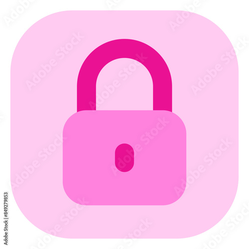 Editable vector lock padlock encryption password icon. Part of a big icon set family. Perfect for web and app interfaces, presentations, infographics, etc