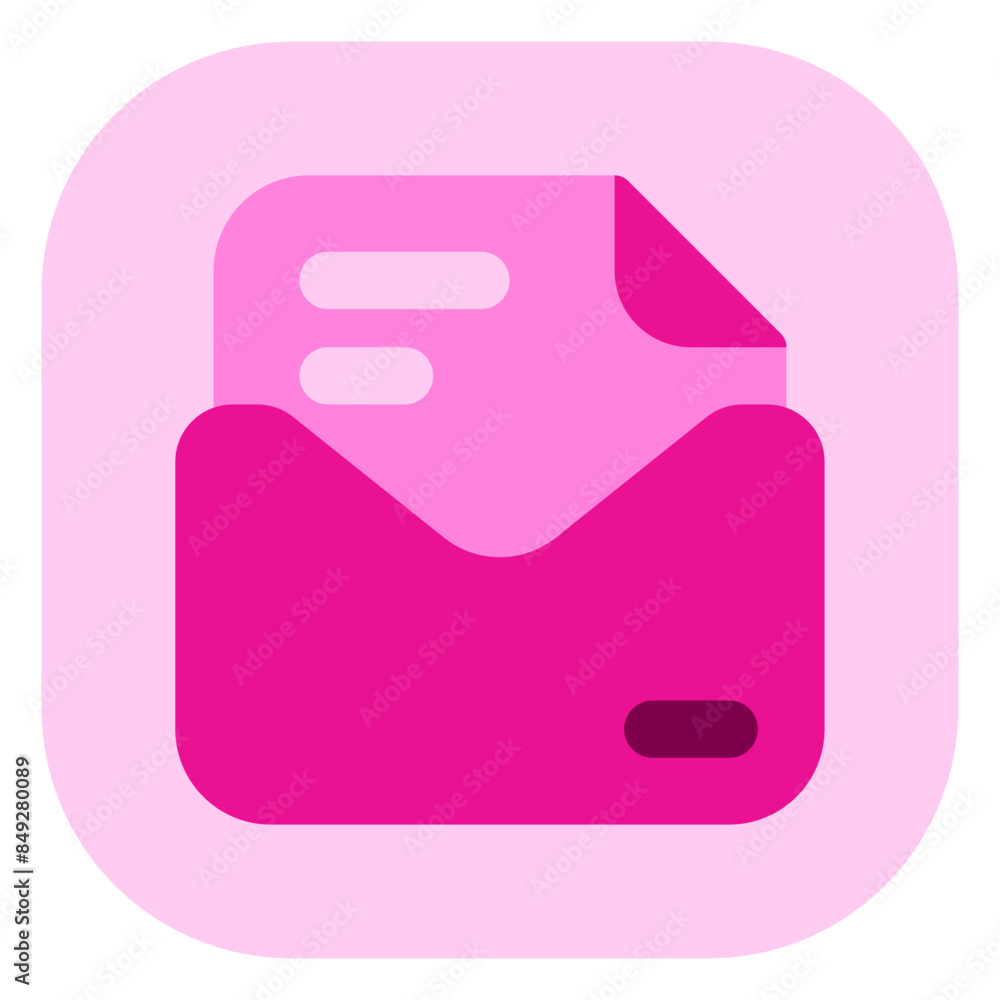 Editable vector open mail letter icon. Part of a big icon set family. Perfect for web and app interfaces, presentations, infographics, etc Editable vector open mail letter icon. Part of a big icon set family. Perfect for web and app interfaces, presentations, infographics, etc
