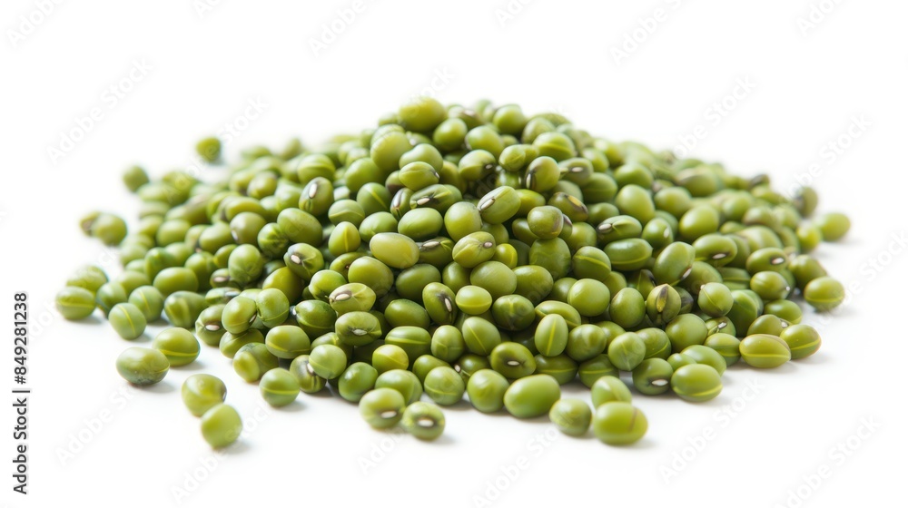 Mung bean isolated white background Mung bean isolated white background