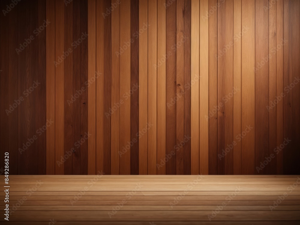 Copy space of clean brown wood plank wall texture background Copy space of clean brown wood plank wall texture background
