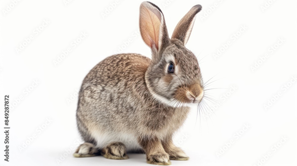 Rabbit isolated white background Rabbit isolated white background