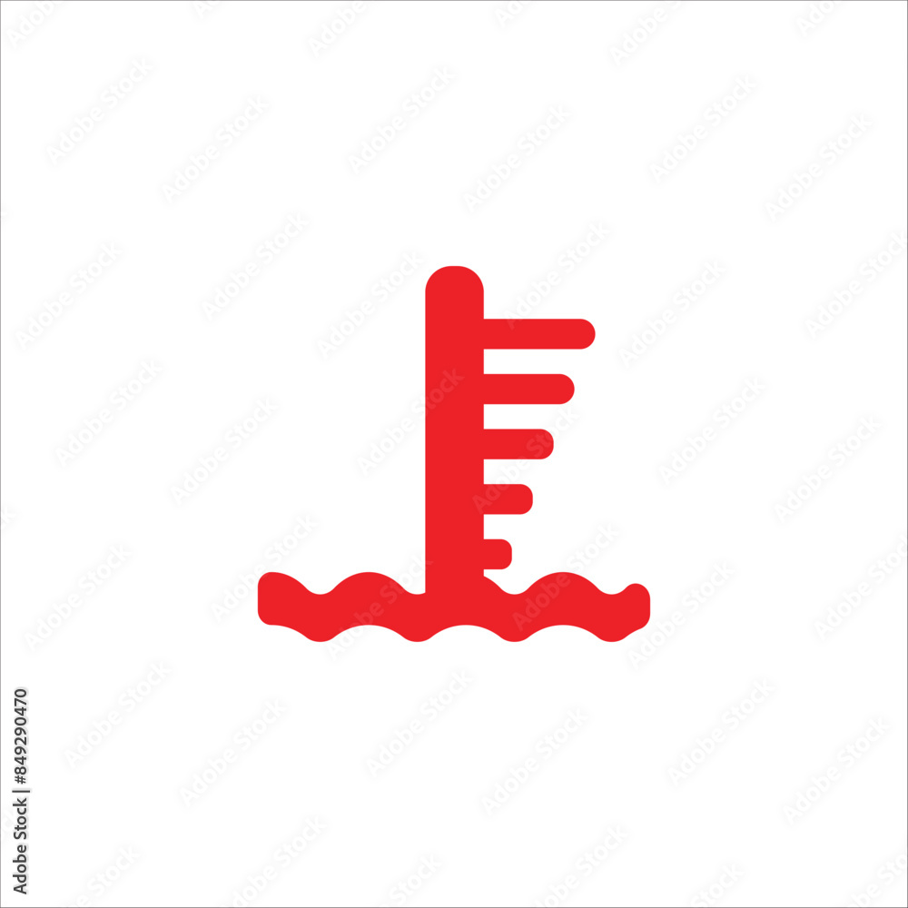 Obraz premium temperature indicator icon