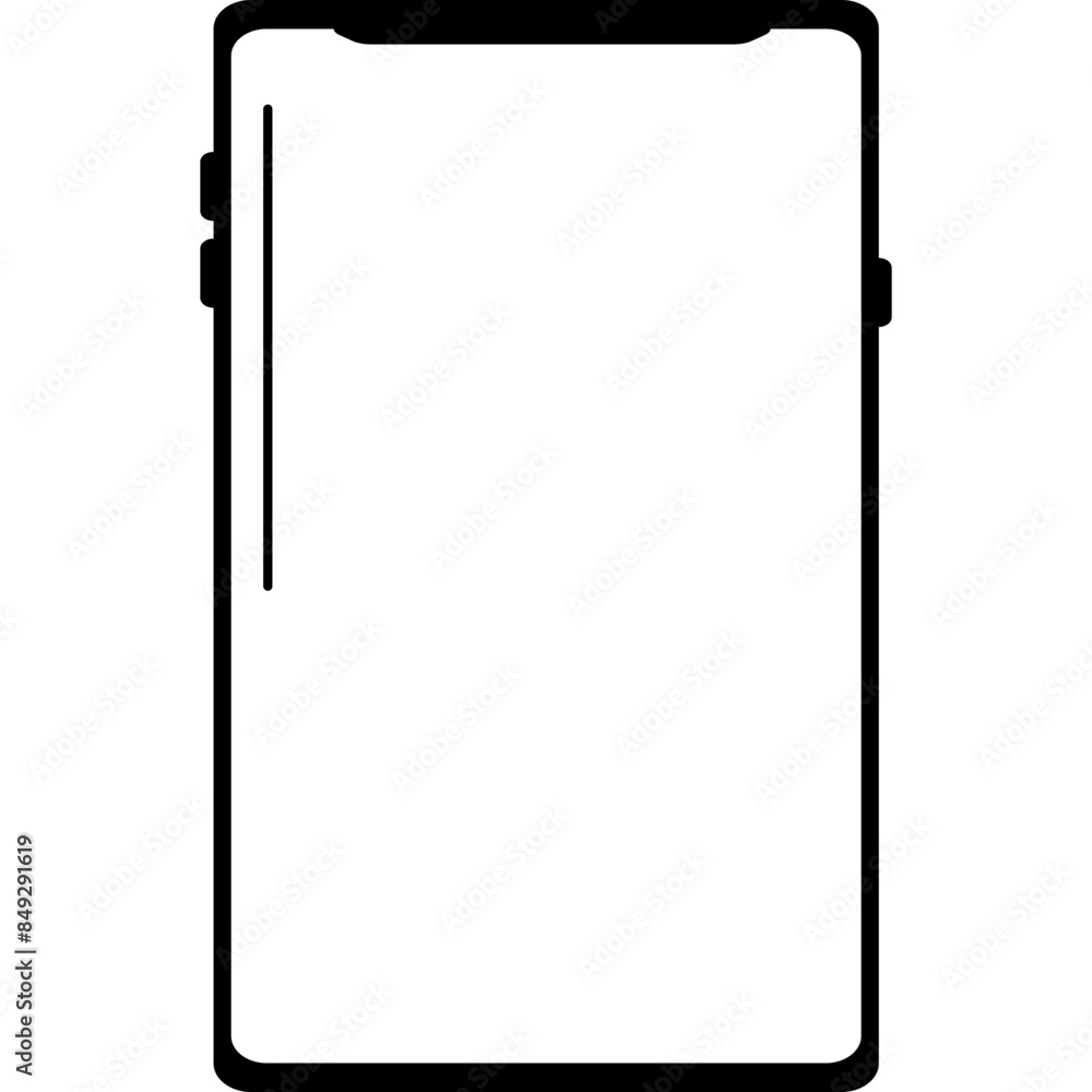 Black Handphone Frame Black Handphone Frame