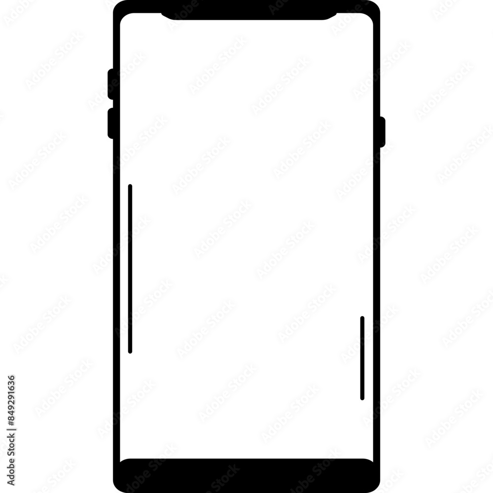 Black Handphone Frame Black Handphone Frame