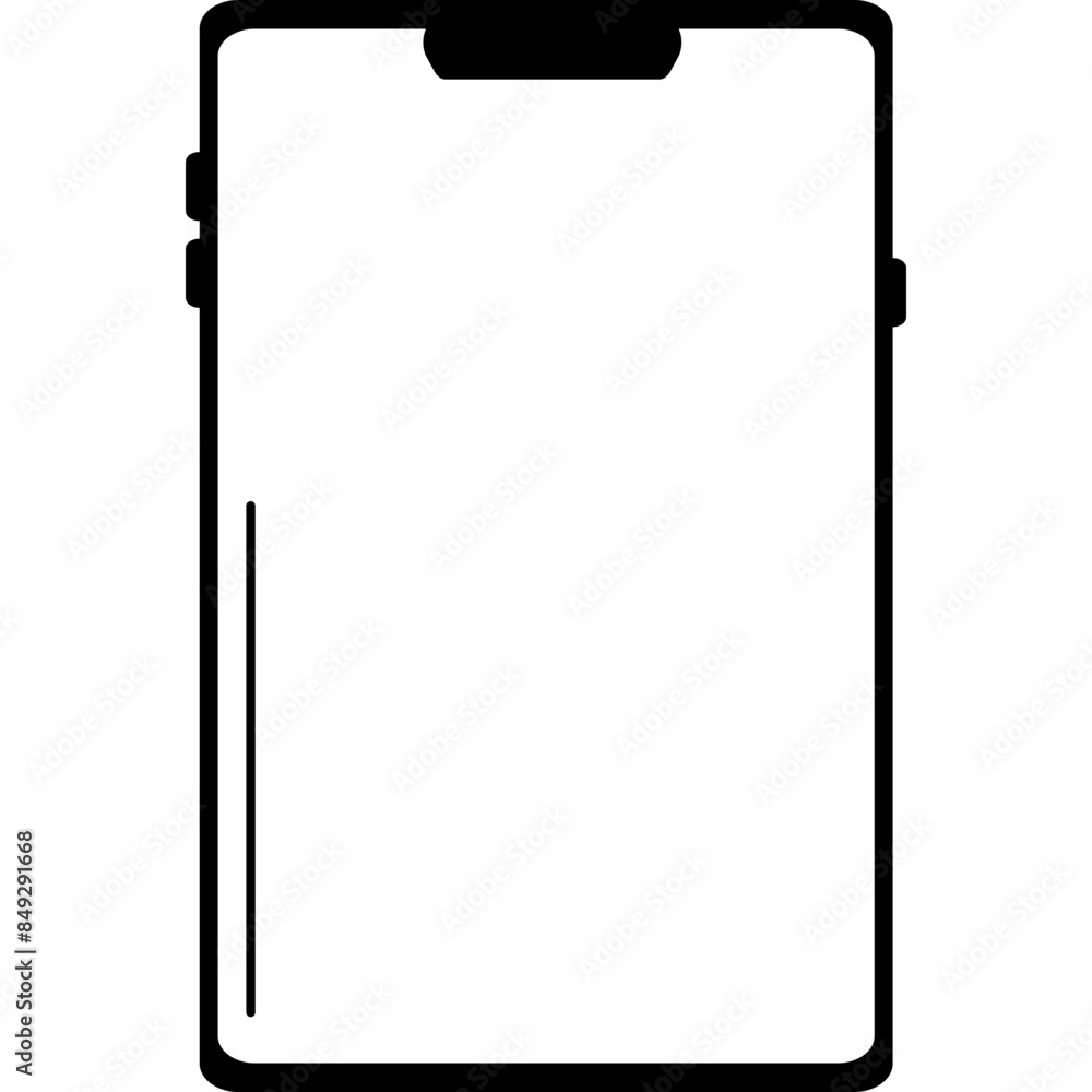 Black Handphone Frame Black Handphone Frame
