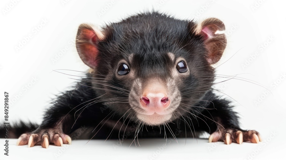 Tasmanian Devil isolated white background Tasmanian Devil isolated white background