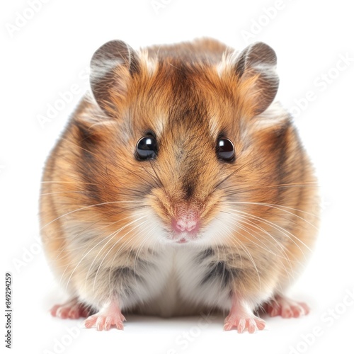 Hamster isolated on white background 