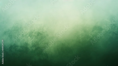 Eerie fog swirls through a shadowy forest, blurring the line between land and sky in an ethereal dreamscape