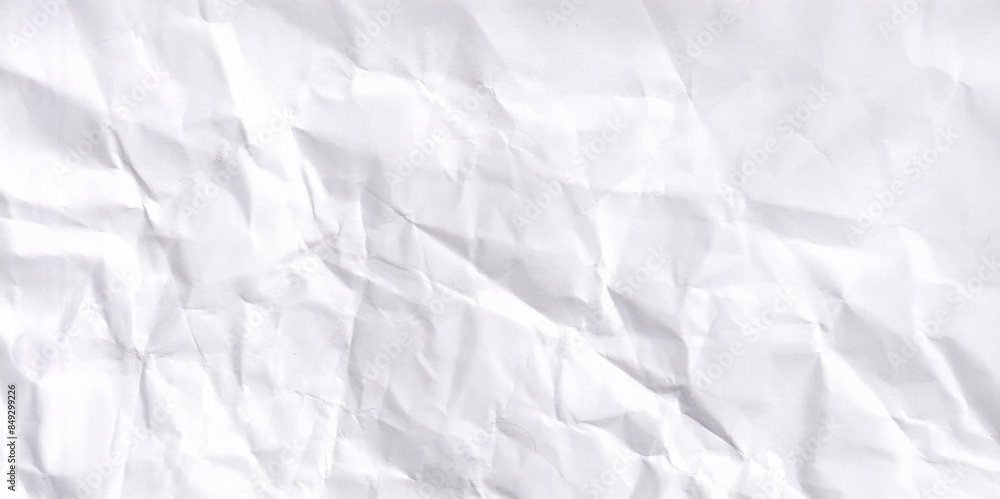 Recycled crumpled white paper texture or paper background for design with copy space for text or image Recycled crumpled white paper texture or paper background for design with copy space for text or image