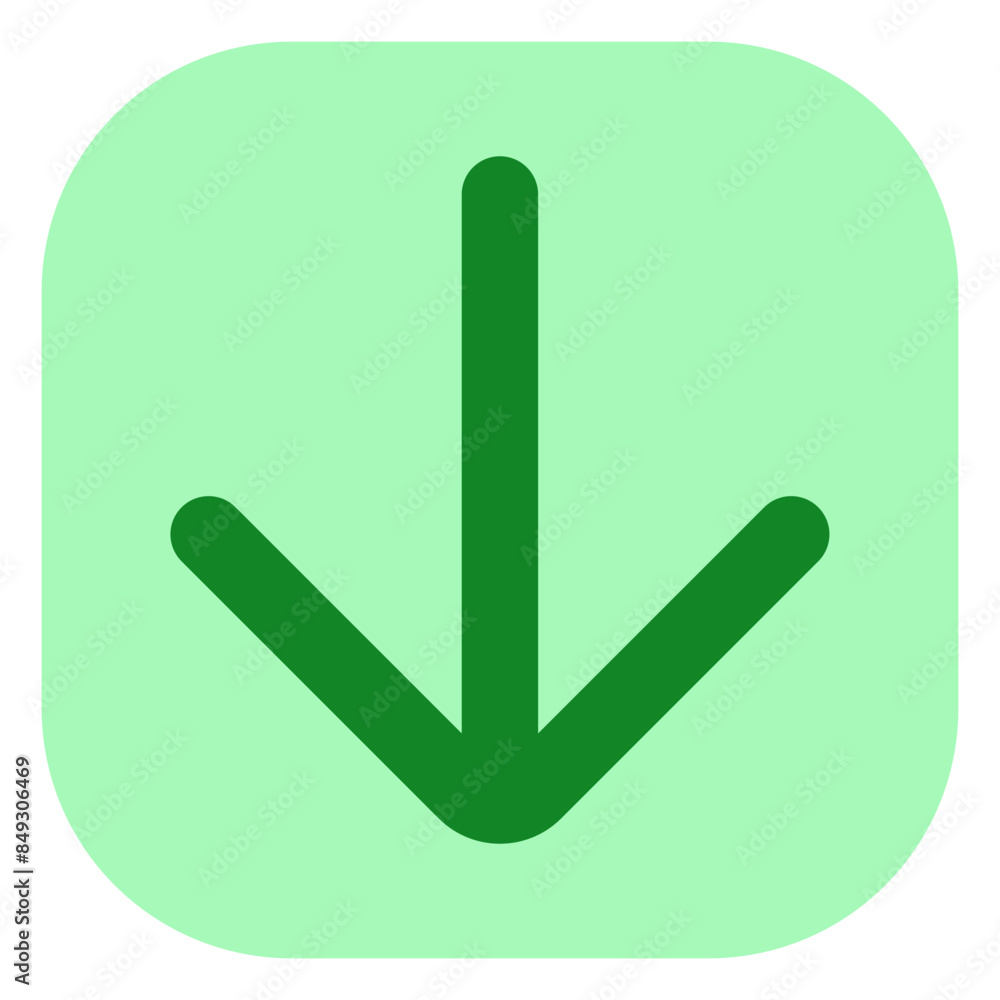 Vector single arrow chevron down icon. Black, white background. Perfect for app and web interfaces, infographics, presentations, marketing, etc. Vector single arrow chevron down icon. Black, white background. Perfect for app and web interfaces, infographics, presentations, marketing, etc.