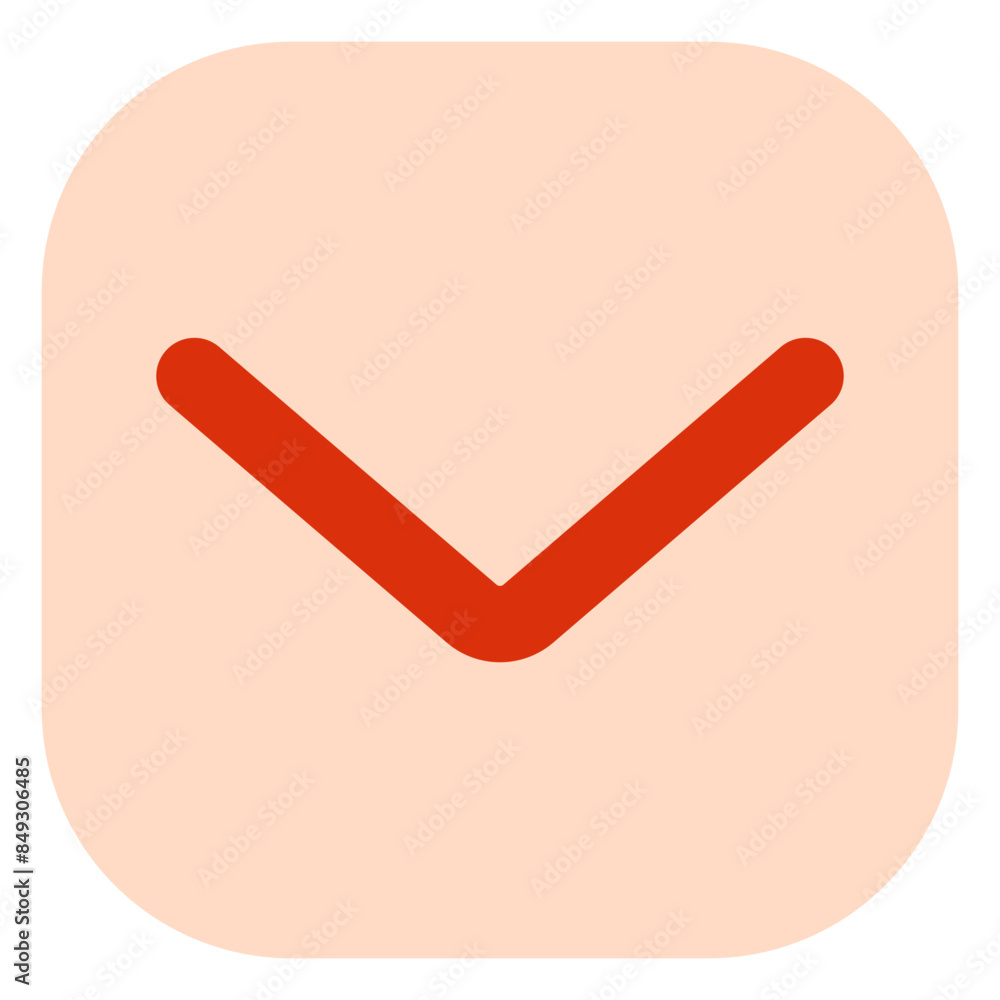 Vector single arrow chevron down icon. Black, white background. Perfect for app and web interfaces, infographics, presentations, marketing, etc. Vector single arrow chevron down icon. Black, white background. Perfect for app and web interfaces, infographics, presentations, marketing, etc.