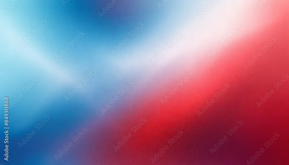 bright red white blue gradient abstract background, grainy noise texture, patriotic cinematic background for product presentation with copy space bright red white blue gradient abstract background, grainy noise texture, patriotic cinematic background for product presentation with copy space