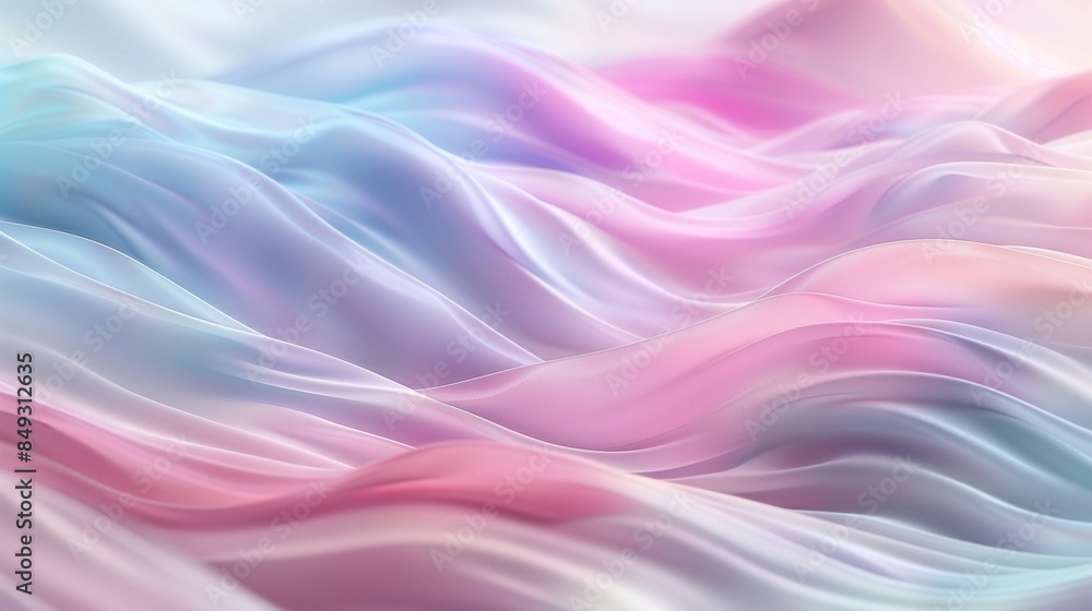 Soft pastel waves undulating gently, creating a soothing and mesmerizing effect. Soft pastel waves undulating gently, creating a soothing and mesmerizing effect.