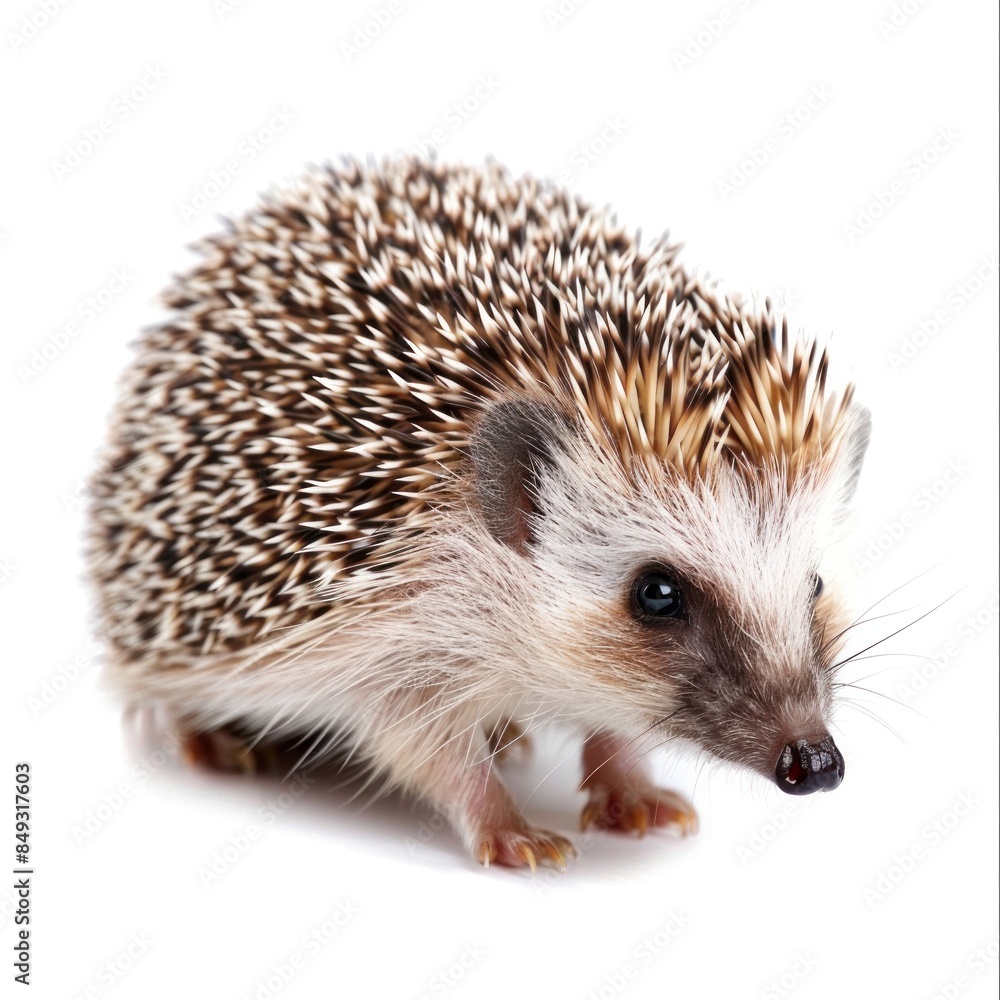 Hedgehog isolated on white background Hedgehog isolated on white background