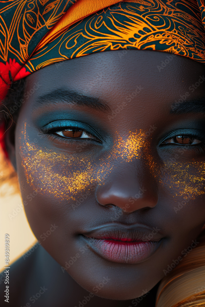 Frau Afrikanische Schönheit Frau Afrikanische Schönheit