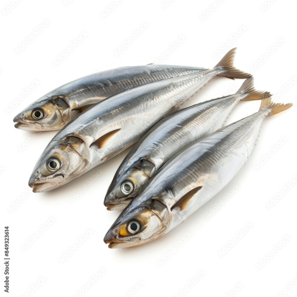 Herring isolated on white background Herring isolated on white background