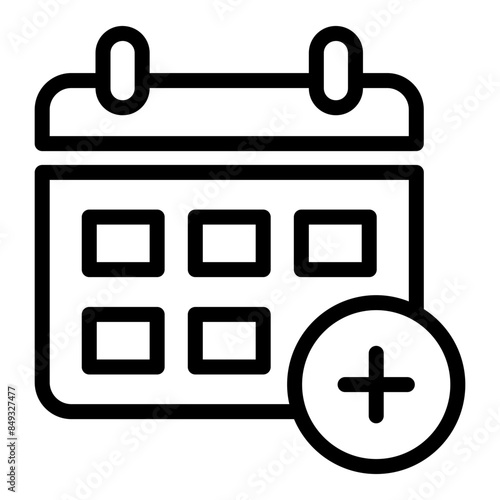 Add calendar icon. Calendar icon
